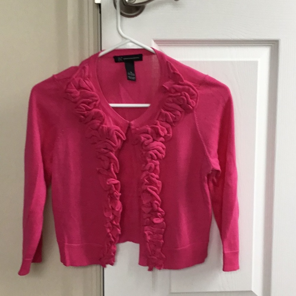 Fuchsia international concepts cropped sweater